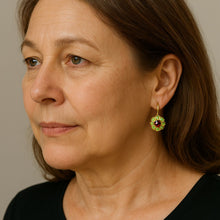 Lade das Bild in den Galerie-Viewer, Vintage Crystal Glanzohrringe