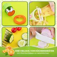 Lade das Bild in den Galerie-Viewer, Kindersicheres Küchenset nach Montessori - Sicheres Kochen für Kinder