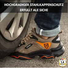 Lade das Bild in den Galerie-Viewer, SafeSneak Comfort+ ergonomischer und schmerzlindernder Sicherheitsschuh - Zertifiziert nach EN ISO 20345
