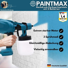 Lade das Bild in den Galerie-Viewer, PaintMax -  Kabelloses Hochdruck-Farbsprühgerät für schnelles, effizientes und gleichmäßiges Lackieren

