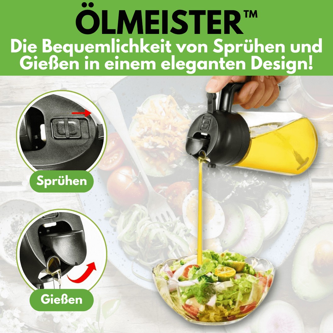 ÖlMeister - der ultimative 2 in 1 Ölspender